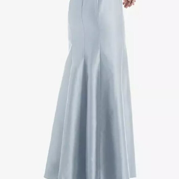 Alfred Sung Mist One- Shoulder Bow Bridesmaid Gown - Picture 4 of 8
